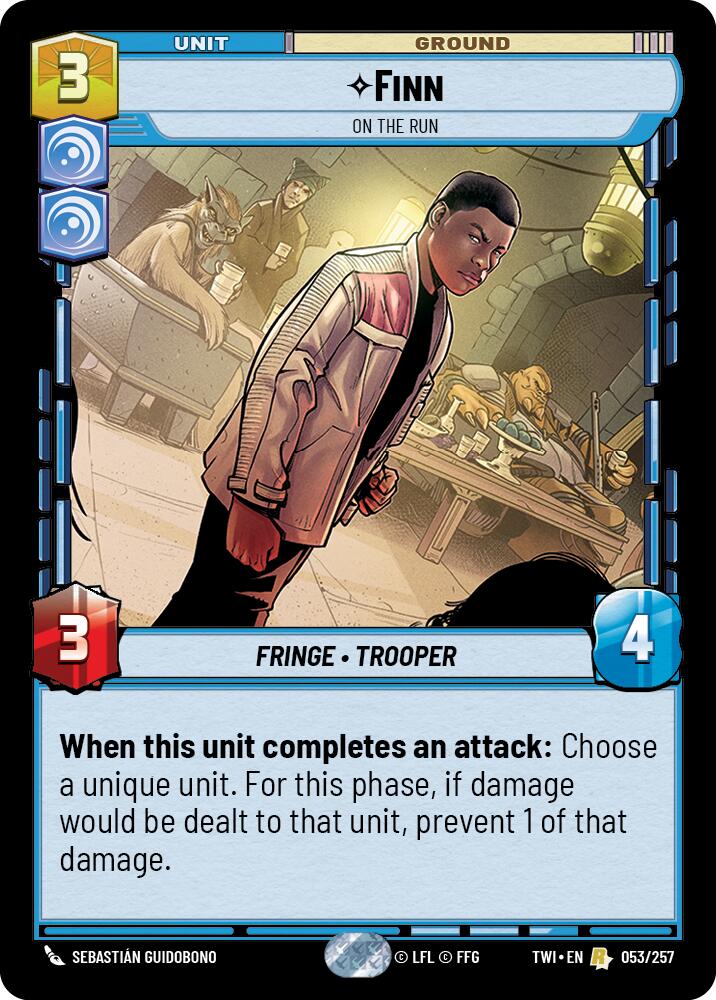 Finn - On the Run (053/257) (053/257) [Twilight of the Republic] | Odin's Place