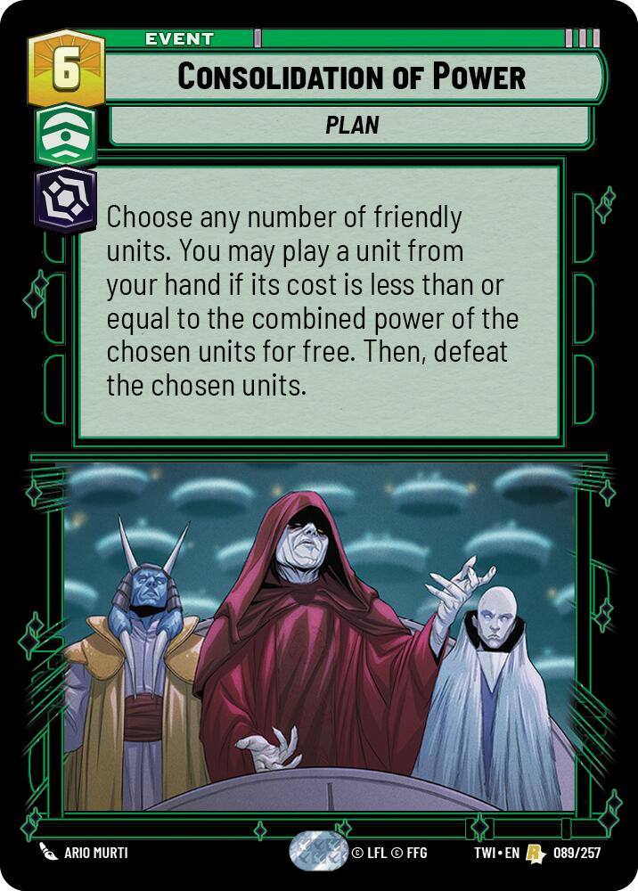Consolidation of Power (089/257) (089/257) [Twilight of the Republic] | Odin's Place