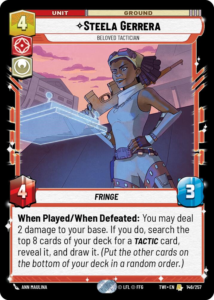 Steela Gerrera - Beloved Tactician (146/257) (146/257) [Twilight of the Republic] | Odin's Place