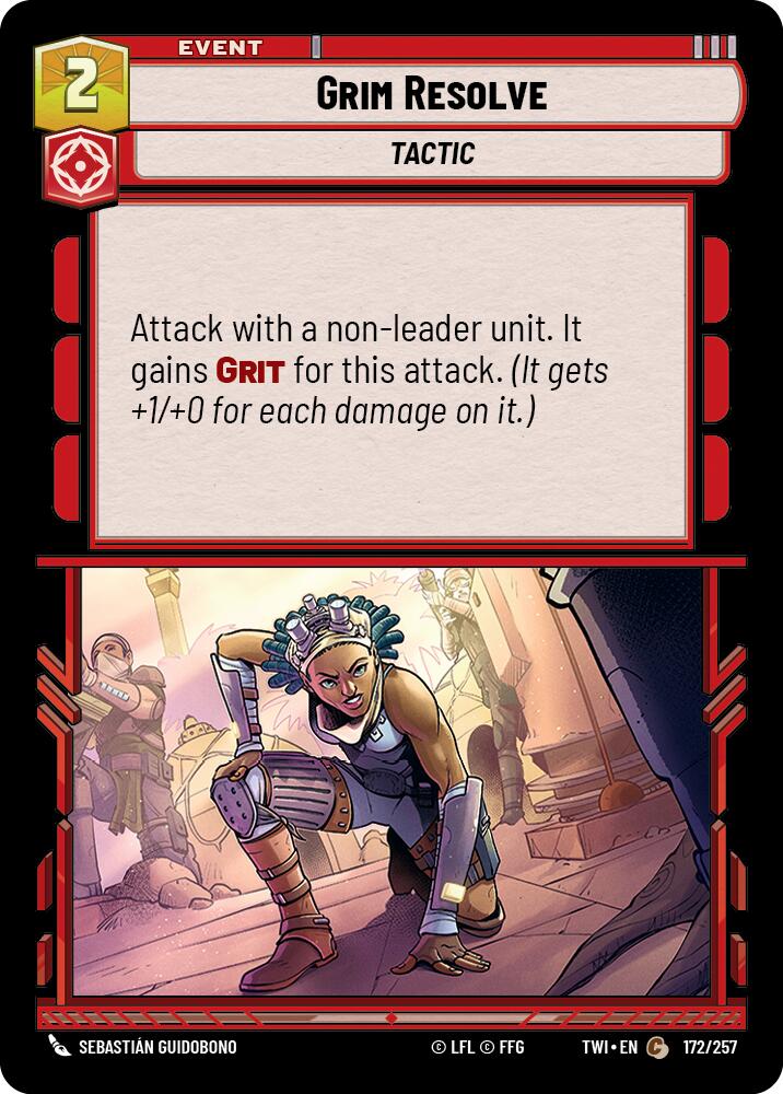 Grim Resolve (172/257) (172/257) [Twilight of the Republic] | Odin's Place