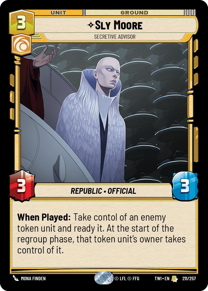 Sly Moore - Secretive Advisor (211/257) (211/257) [Twilight of the Republic] | Odin's Place