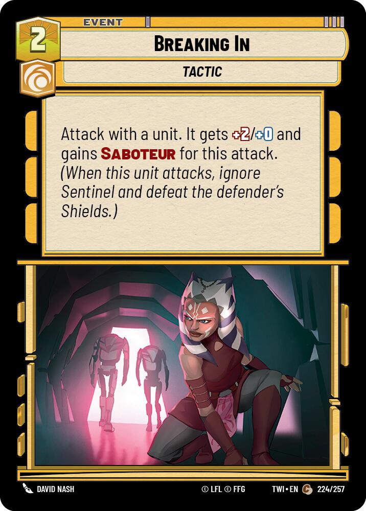 Breaking In (224/257) (224/257) [Twilight of the Republic] | Odin's Place