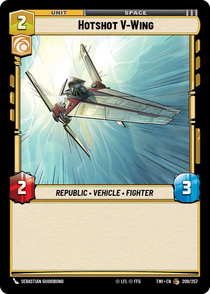 Hotshot V-Wing (209/257) (209/257) [Twilight of the Republic] | Odin's Place