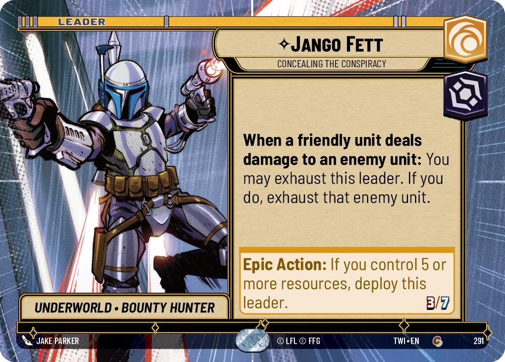 Jango Fett - Concealing the Conspiracy (291) (Hyperspace) (291) [Twilight of the Republic] | Odin's Place