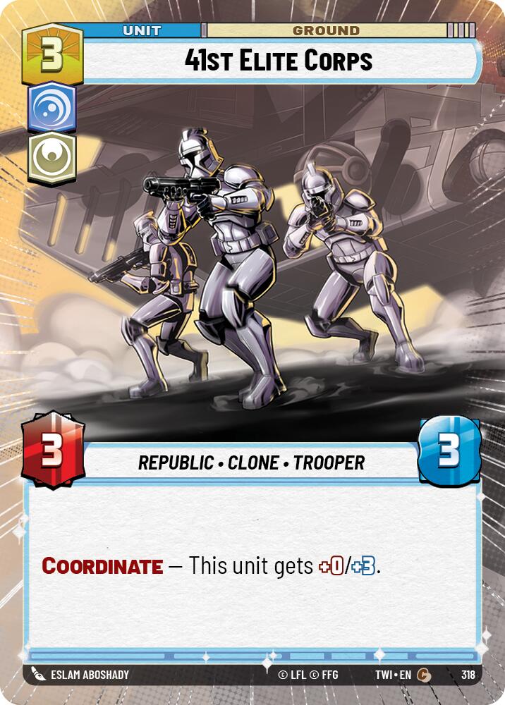 41st Elite Corps (318) (Hyperspace) (318) [Twilight of the Republic] | Dragon's Lair Comics and Fantasy Houston TX