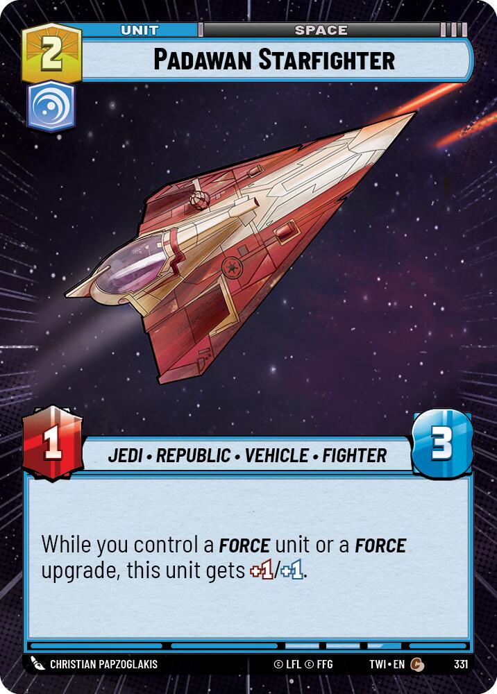 Padawan Starfighter (331) (Hyperspace) (331) [Twilight of the Republic] | Odin's Place