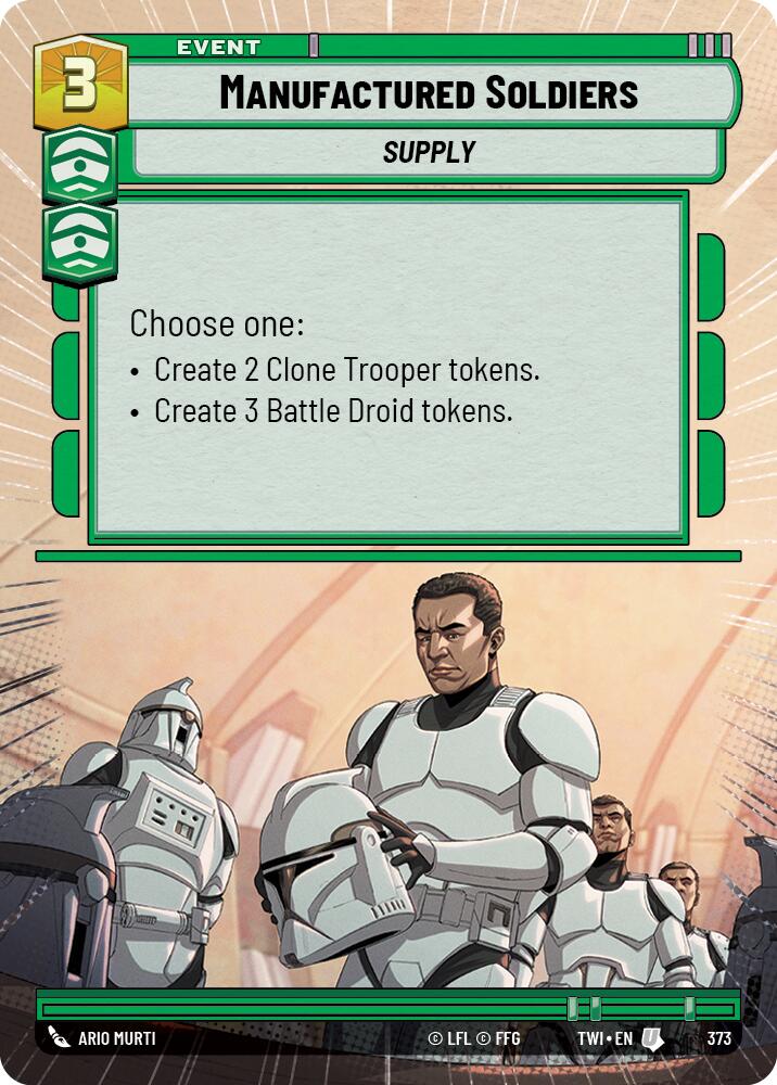 Manufactured Soldiers (373) (Hyperspace) (373) [Twilight of the Republic] | Odin's Place
