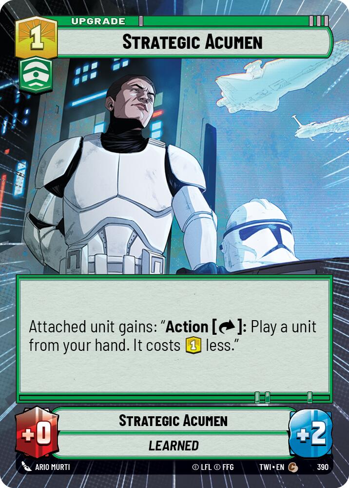 Strategic Acumen (390) (Hyperspace) (390) [Twilight of the Republic] | Odin's Place