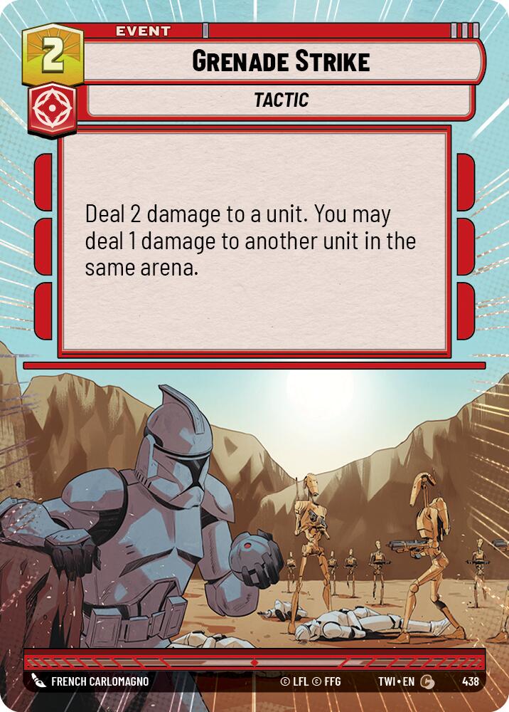 Grenade Strike (438) (Hyperspace) (438) [Twilight of the Republic] | Odin's Place