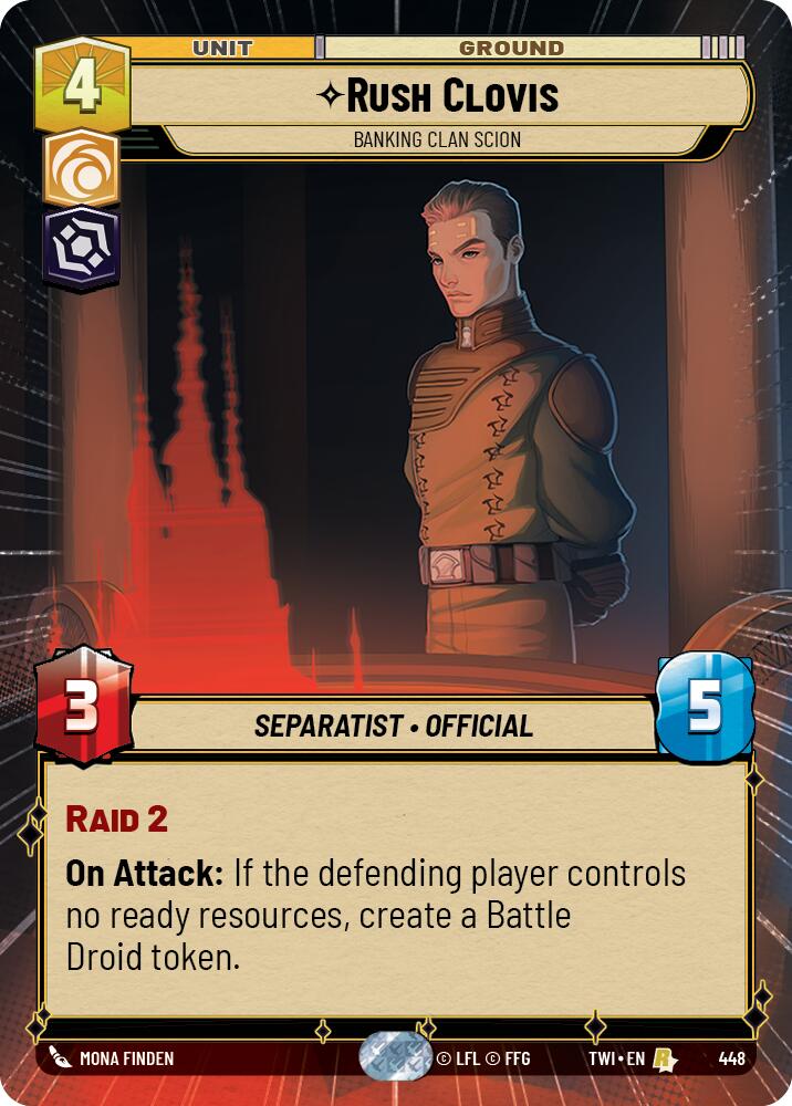 Rush Clovis - Banking Clan Scion (448) (Hyperspace) (448) [Twilight of the Republic] | Odin's Place