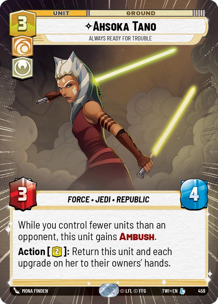Ahsoka Tano - Always Ready For Trouble (459) (Hyperspace) (459) [Twilight of the Republic] | Dragon's Lair Comics and Fantasy Houston TX