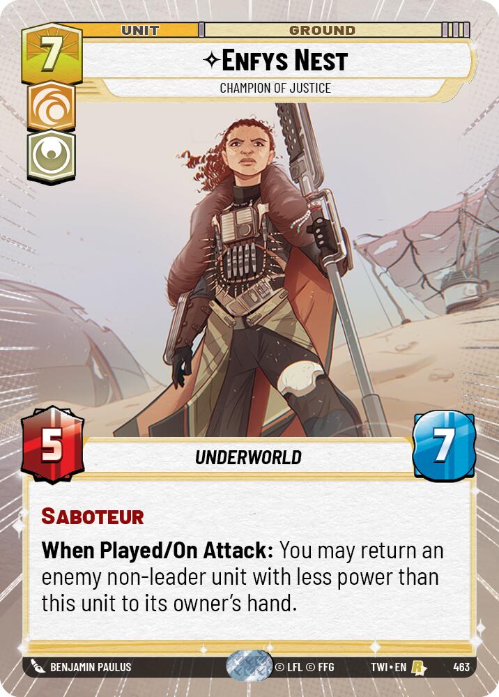 Enfys Nest - Champion of Justice (463) (Hyperspace) (463) [Twilight of the Republic] | Odin's Place