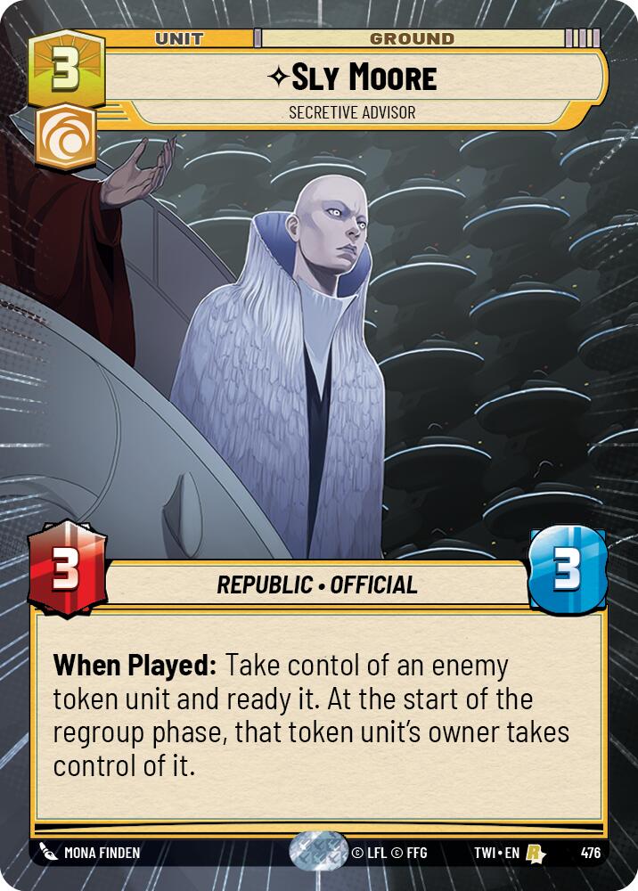 Sly Moore - Secretive Advisor (476) (Hyperspace) (476) [Twilight of the Republic] | Odin's Place