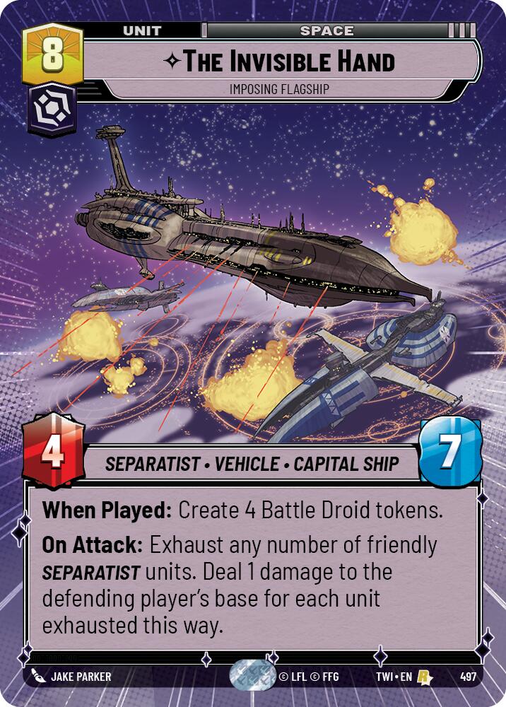 The Invisible Hand - Imposing Flagship (497) (Hyperspace) (497) [Twilight of the Republic] | Odin's Place