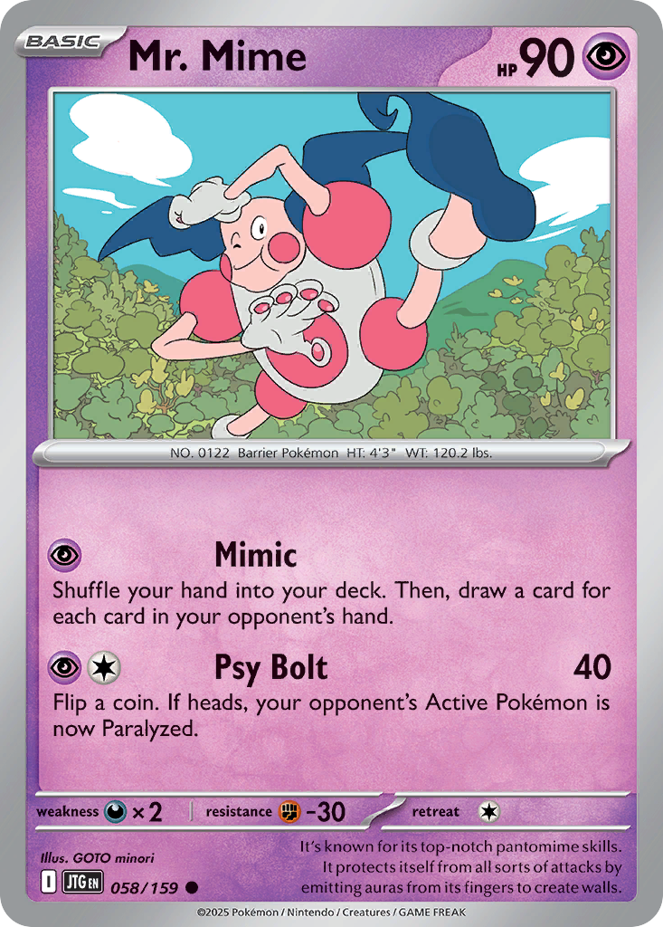 Mr. Mime [Trading Card Game Classic] | Odin's Place