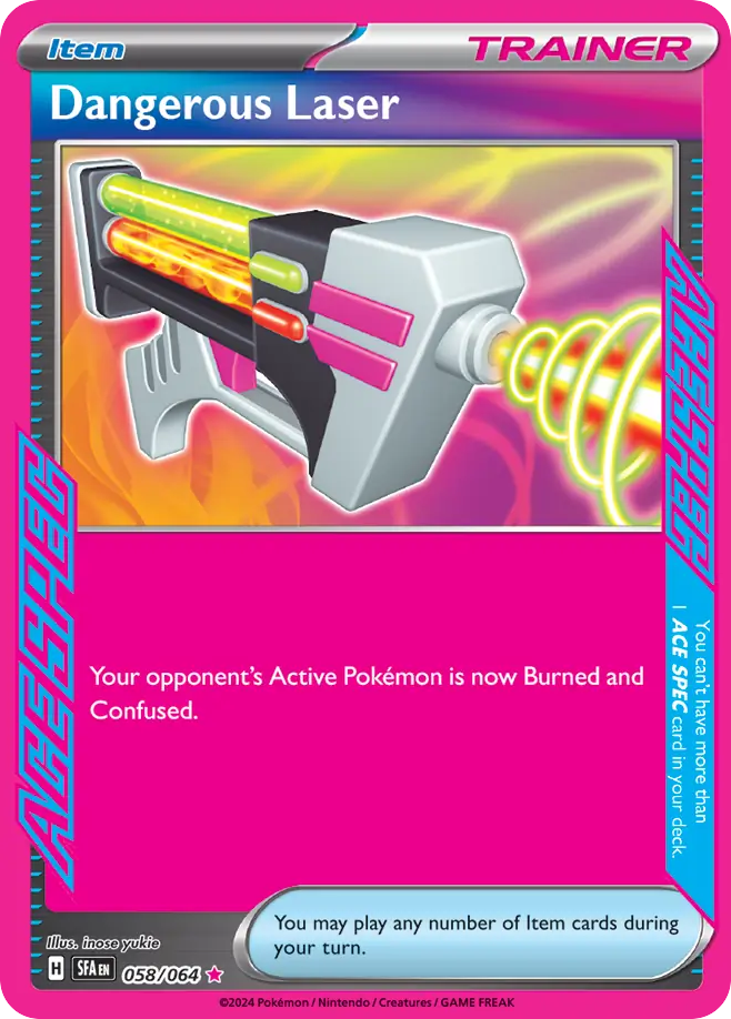 Dangerous Laser (058/064) [Scarlet & Violet: Shrouded Fable] | Odin's Place