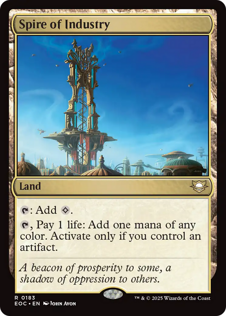 Spire of Industry [Edge of Eternities Commander] | Dragon's Lair Comics and Fantasy Houston TX