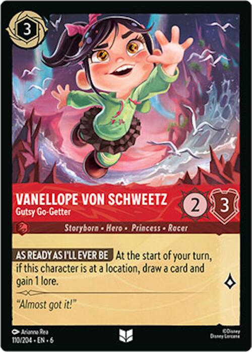 Vanellope von Schweetz - Gutsy Go-Getter (110/204) [Azurite Sea] | Odin's Place