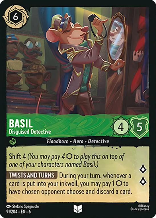 Basil - Disguised Detective (91/204) [Azurite Sea] | Dragon's Lair Comics and Fantasy Houston TX