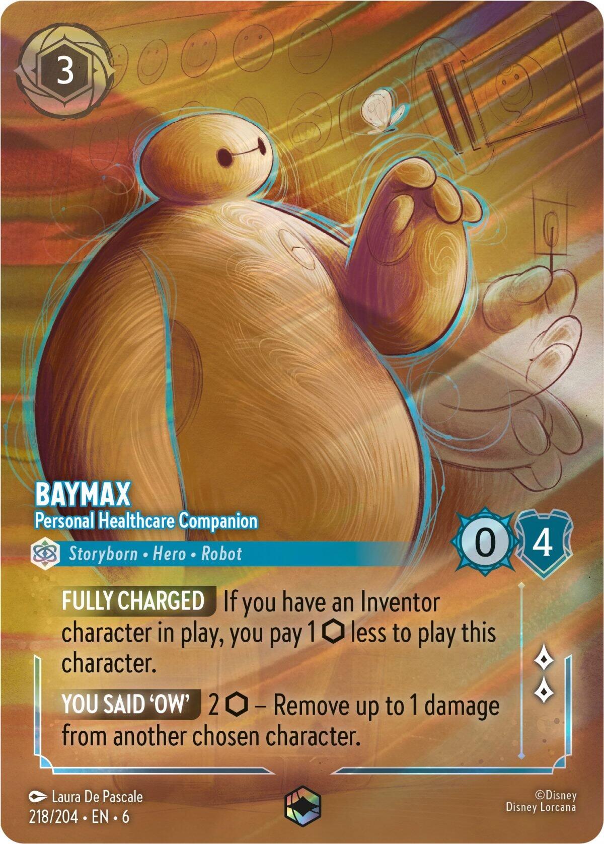 Baymax - Personal Healthcare Companion (Enchanted) (218/204) [Azurite Sea] | Dragon's Lair Comics and Fantasy Houston TX