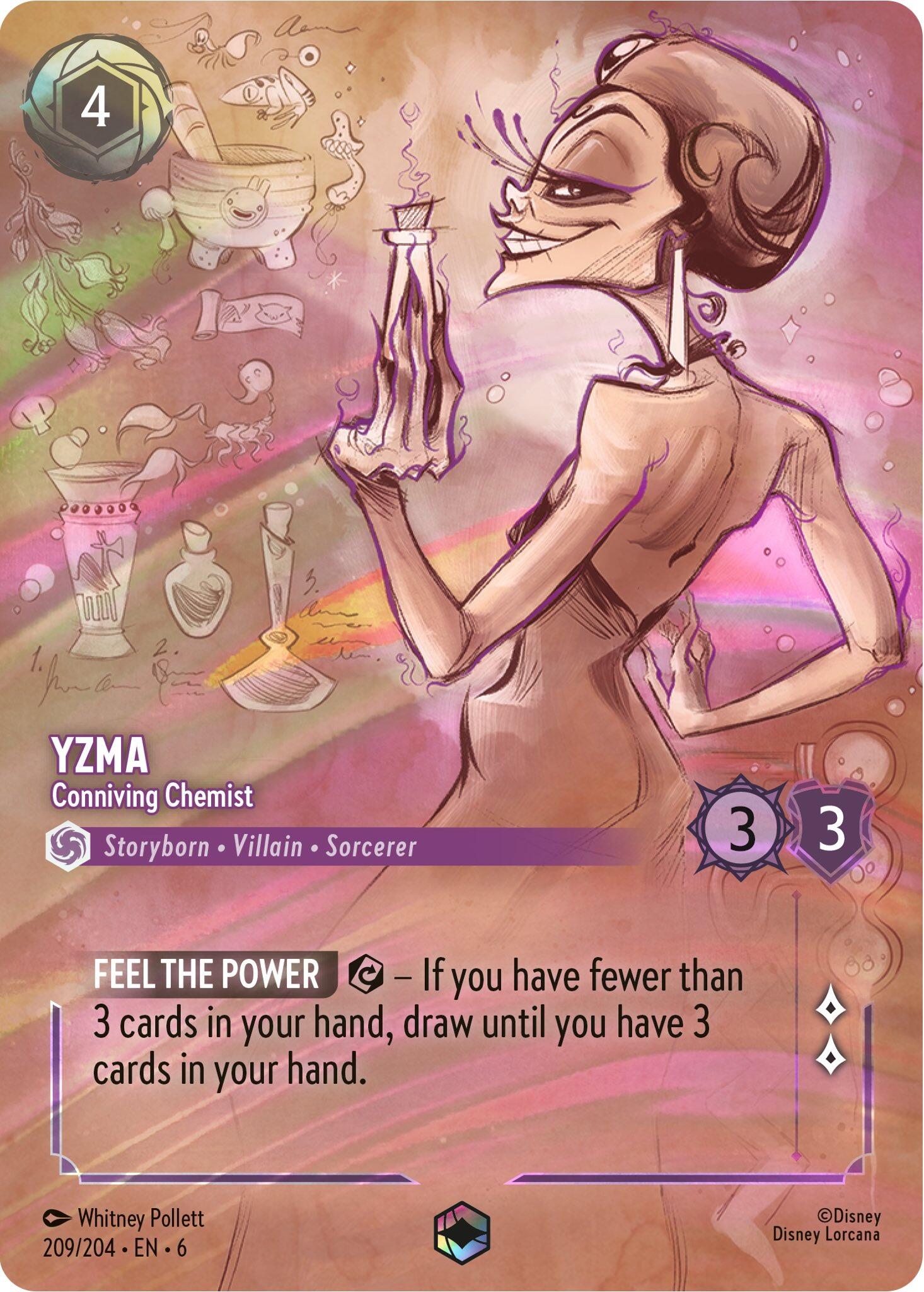 Yzma - Conniving Chemist (Enchanted) (209/204) [Azurite Sea] | Odin's Place
