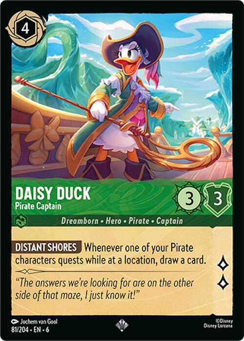 Daisy Duck - Pirate Captain (81/204) [Azurite Sea] | Odin's Place