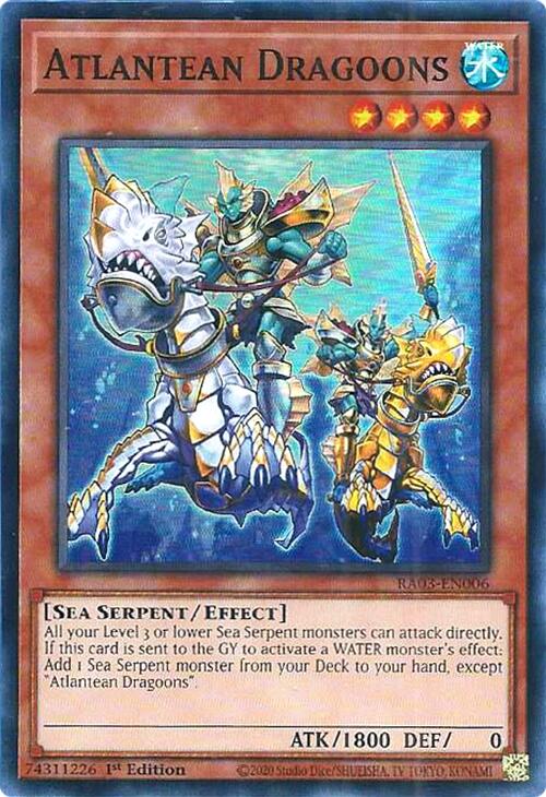 Atlantean Dragoons [RA03-EN006] Super Rare | Dragon's Lair Comics and Fantasy Houston TX