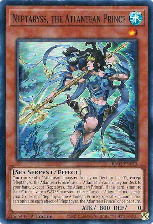 Neptabyss, the Atlantean Prince [RA03-EN013] Super Rare | Dragon's Lair Comics and Fantasy Houston TX