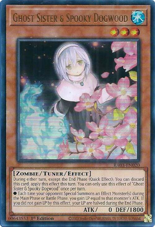 Ghost Sister & Spooky Dogwood (UR) [RA03-EN020] Ultra Rare | Dragon's Lair Comics and Fantasy Houston TX