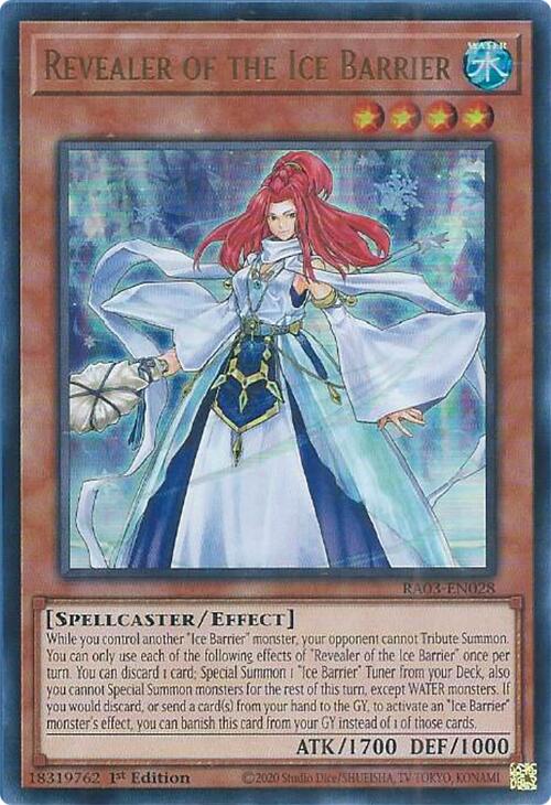 Revealer of the Ice Barrier (UR) [RA03-EN028] Ultra Rare | Dragon's Lair Comics and Fantasy Houston TX
