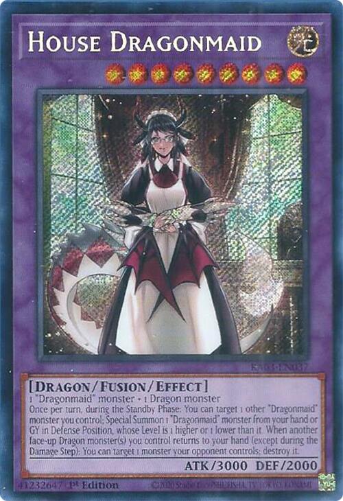 House Dragonmaid (Secret Rare) [RA03-EN037] Secret Rare | Dragon's Lair Comics and Fantasy Houston TX