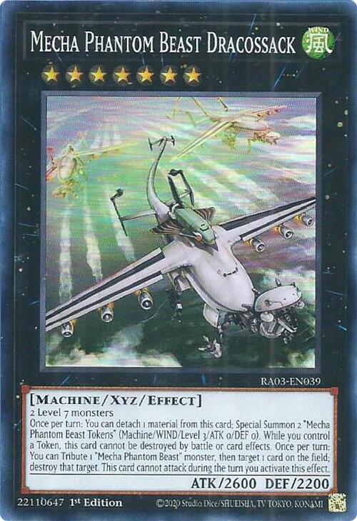 Mecha Phantom Beast Dracossack [RA03-EN039] Super Rare | Dragon's Lair Comics and Fantasy Houston TX