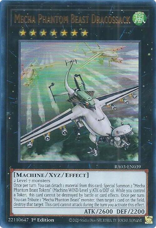Mecha Phantom Beast Dracossack (UR) [RA03-EN039] Ultra Rare | Dragon's Lair Comics and Fantasy Houston TX