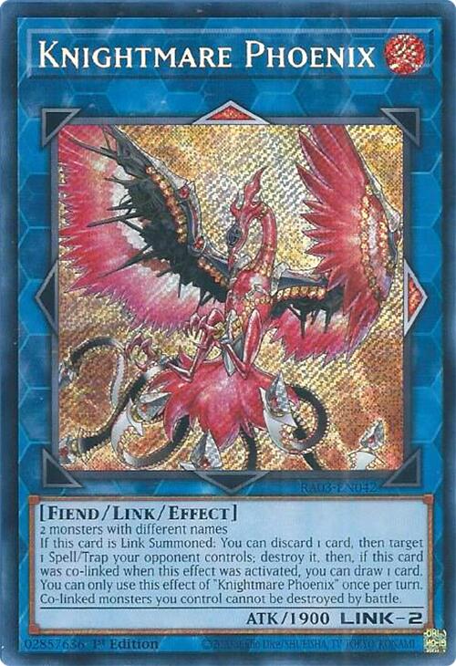 Knightmare Phoenix (Secret Rare) [RA03-EN042] Secret Rare | Dragon's Lair Comics and Fantasy Houston TX
