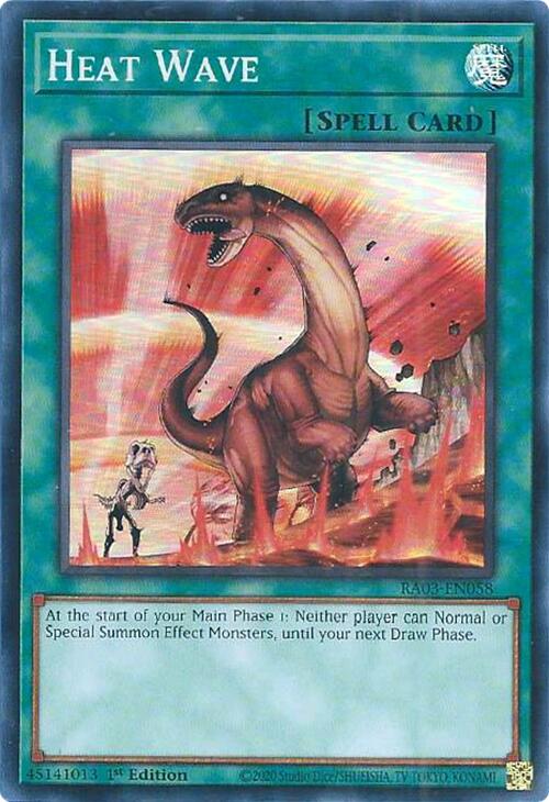 Heat Wave [RA03-EN058] Super Rare | Dragon's Lair Comics and Fantasy Houston TX