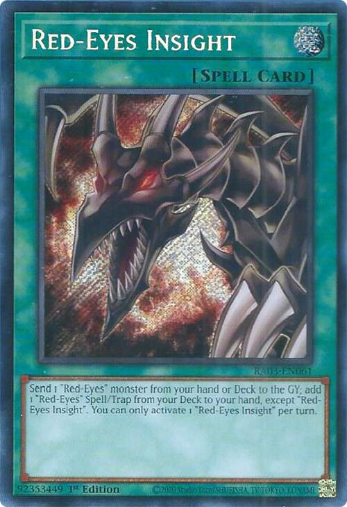 Red-Eyes Insight (Secret Rare) [RA03-EN061] Secret Rare | Dragon's Lair Comics and Fantasy Houston TX