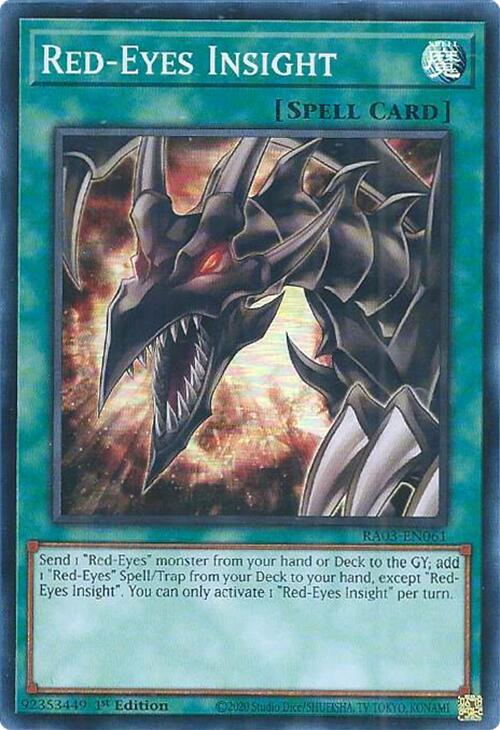 Red-Eyes Insight [RA03-EN061] Super Rare | Dragon's Lair Comics and Fantasy Houston TX