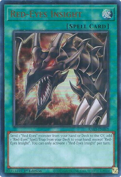 Red-Eyes Insight (UR) [RA03-EN061] Ultra Rare | Dragon's Lair Comics and Fantasy Houston TX