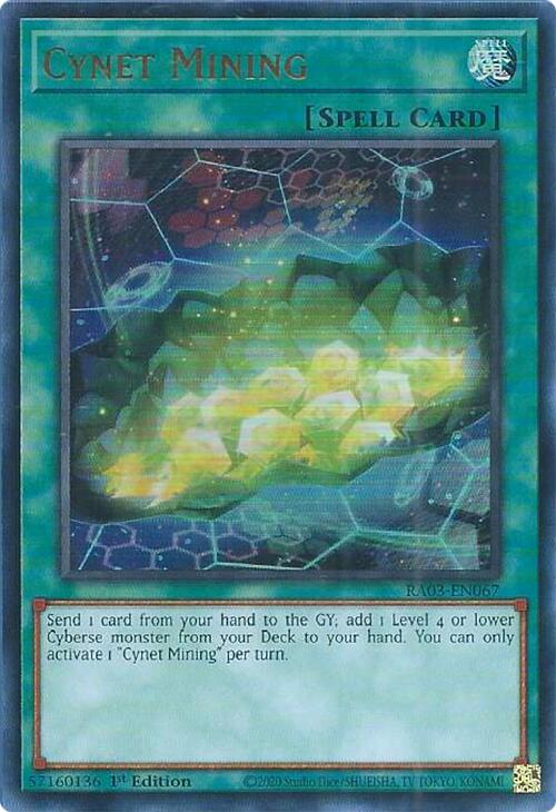 Cynet Mining (UR) [RA03-EN067] Ultra Rare | Dragon's Lair Comics and Fantasy Houston TX