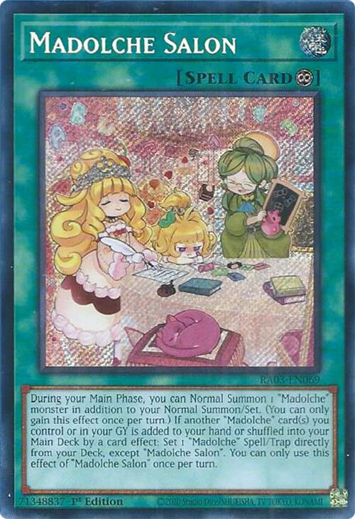 Madolche Salon (Secret Rare) [RA03-EN069] Secret Rare | Dragon's Lair Comics and Fantasy Houston TX