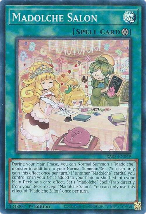 Madolche Salon [RA03-EN069] Super Rare | Dragon's Lair Comics and Fantasy Houston TX