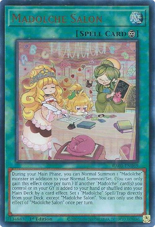 Madolche Salon (UR) [RA03-EN069] Ultra Rare | Dragon's Lair Comics and Fantasy Houston TX