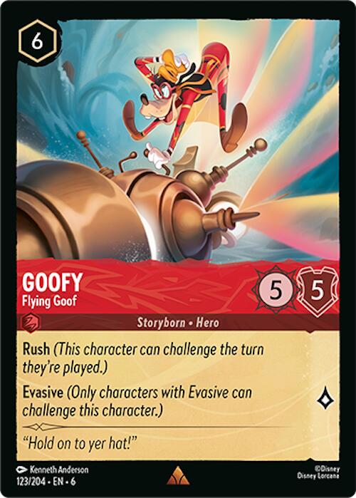 Goofy - Flying Goof (123/204) [Azurite Sea] | Odin's Place