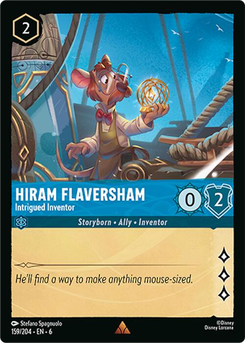 Hiram Flaversham - Intrigued Inventor (159/204) [Azurite Sea] | Odin's Place