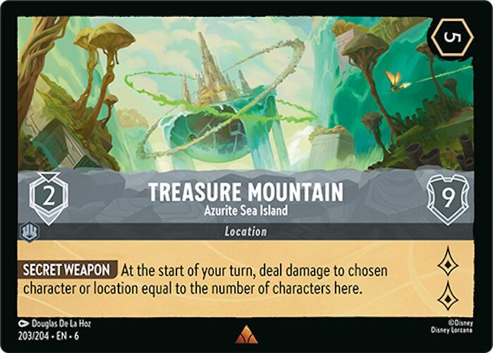 Treasure Mountain - Azurite Sea Island (203/204) [Azurite Sea] | Odin's Place