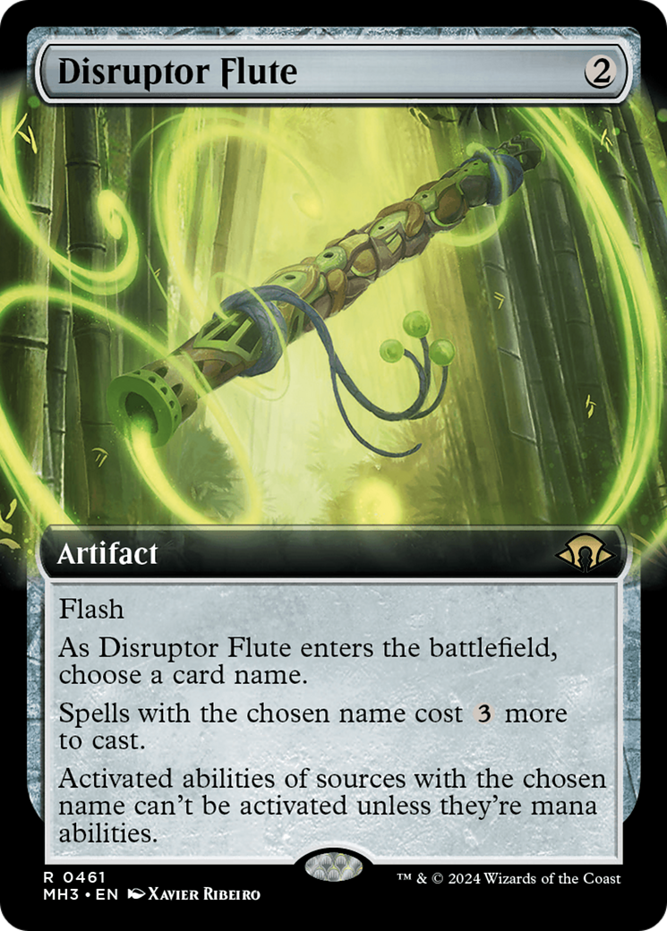 Disruptor Flute (Extended Art) [Modern Horizons 3] | Dragon's Lair Comics and Fantasy Houston TX