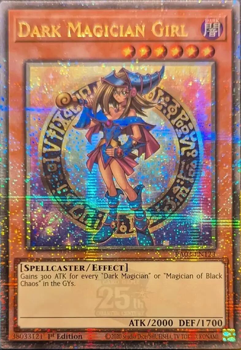 Dark Magician Girl (Quarter Century Secret Rare) (B) [RA03-EN123] Quarter Century Secret Rare | Dragon's Lair Comics and Fantasy Houston TX