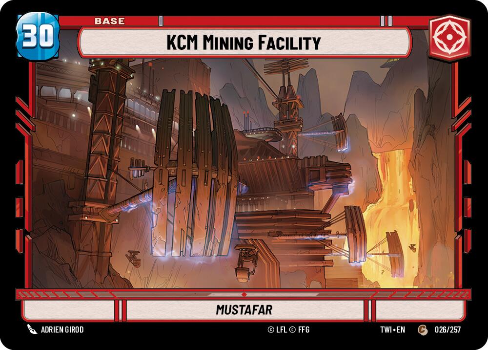 KCM Mining Facility // Battle Droid (026/257 // T01/T02) (026/257 // T01/T02) [Twilight of the Republic] | Odin's Place