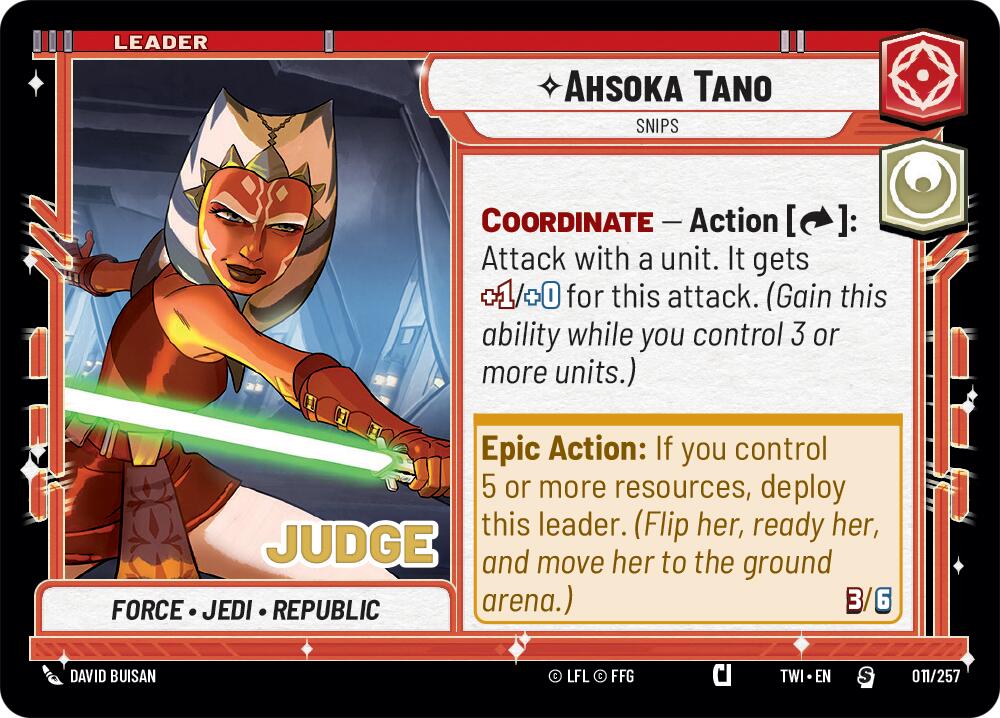 Ahsoka Tano - Snips (011/257) (011/257) [Judge Promos] | Dragon's Lair Comics and Fantasy Houston TX
