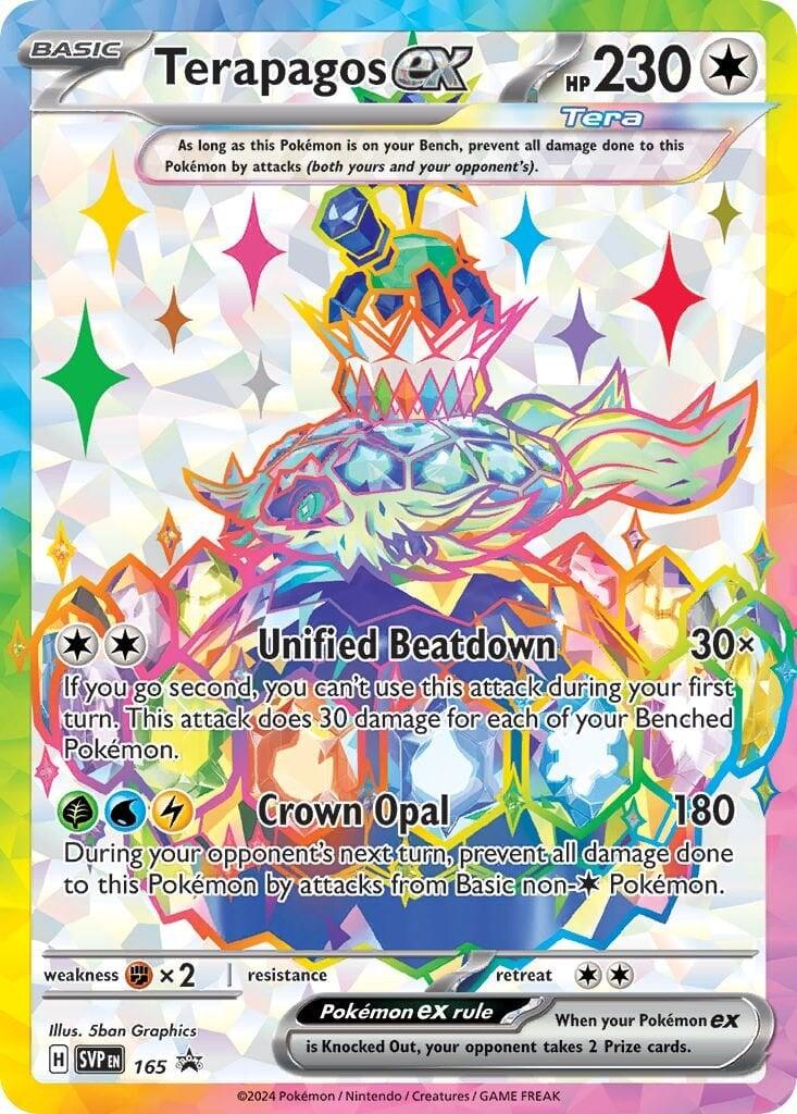 Terapagos ex (165) [Scarlet & Violet: Black Star Promos] | Dragon's Lair Comics and Fantasy Houston TX